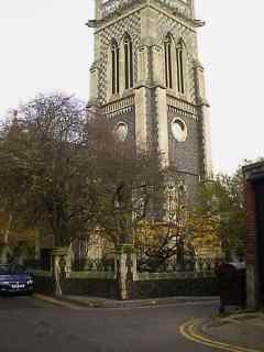 photo of St Mary-le-Tower's Church burial ground